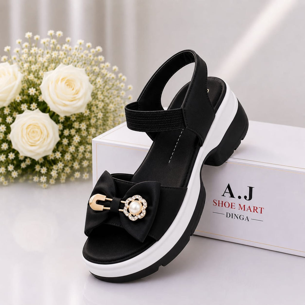 🌸Premium Bow Comfort Wedge Sandals for Women | Soft Sole | pu sole