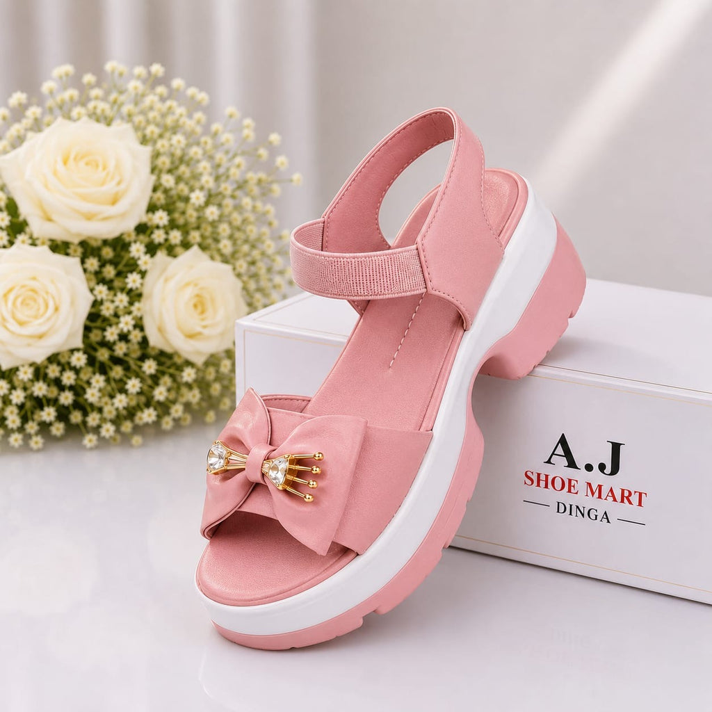 🌸Premium Bow Comfort Wedge Sandals for Women | Soft Sole | pu sole
