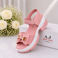 🌸Premium Bow Comfort Wedge Sandals for Women | Soft Sole | pu sole