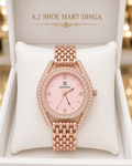 Luxury pink Ladies Watch