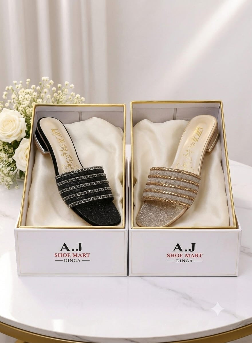 ✨Ladies Flat Fancy Chappal Special size 🥿