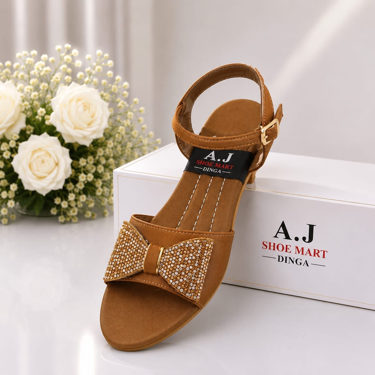🧷 Ladies butterfly Flat sandels 🦋