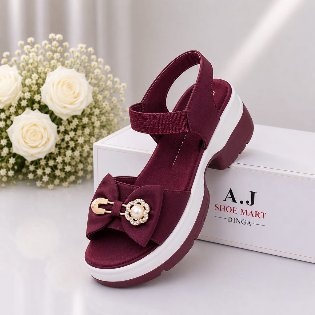 🌸Premium Bow Comfort Wedge Sandals for Women | Soft Sole | pu sole