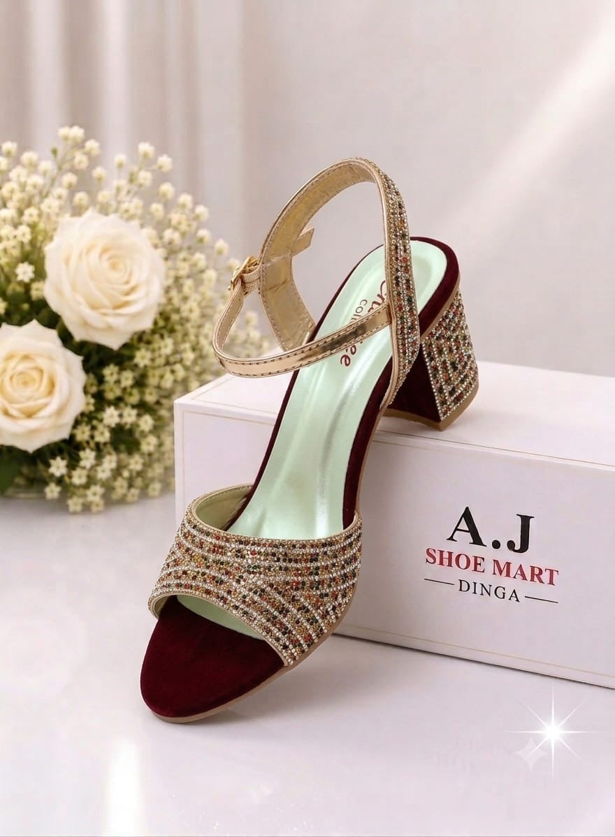 ✨Block Heel Fancy Sandels