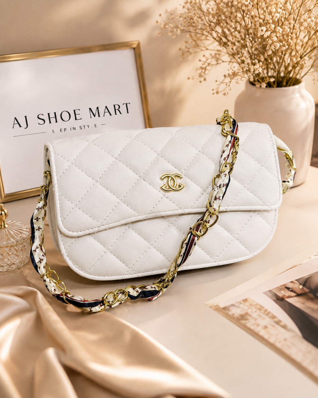 🌟 Elegant Quilted Chain Shoulder ladies Bag
