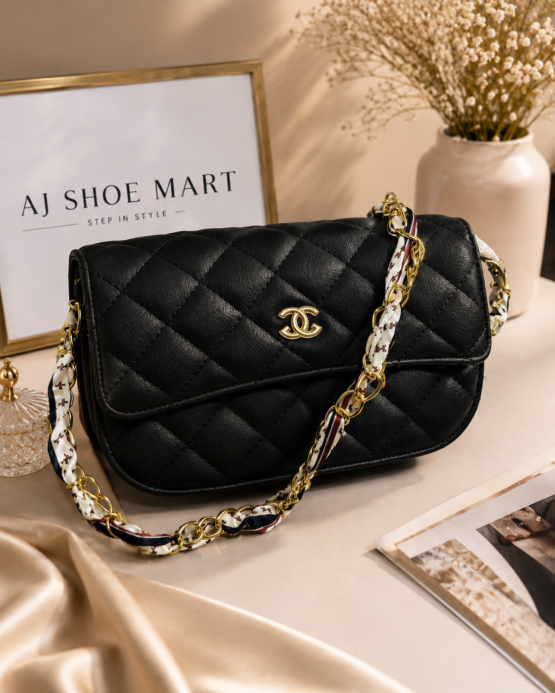 🌟 Elegant Quilted Chain Shoulder ladies Bag